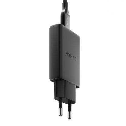 Захранване за ел. мрежа с USB-C изход с технология за бързо зареждане - Nomad 40W USB-C GaN Slim Wall Charger (черен) 2