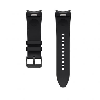 Оригинална каишка от веган кожа за Samsung Galaxy Watch, Huawei Watch, Xiaomi, Garmin и други часовници с 20мм захват - Samsung Classic Vegan Leather Strap 20mm S/M (ET-SHR95SBE) (черен) 2