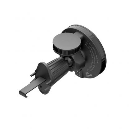 Магнитна поставка за радиатора на кола с безжично зареждане за iPhone с MagSafe и Apple Watch - Mobile Origin CA18 2-in-1 Car Magnetic Wireless Charger 18W (черен) 3