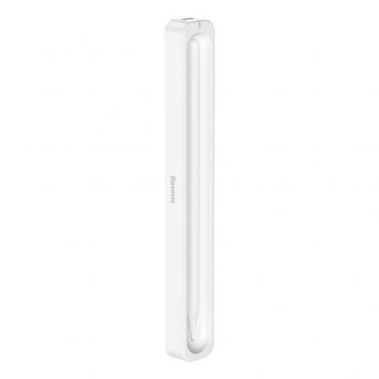 Поставка (пад) за безжично зареждане за Apple Pencil 2 и Baseus писалки с безжично зареждане - Baseus Smooth Writing Wireless Stylus Charging Case (SXBC030002) (бял) 2
