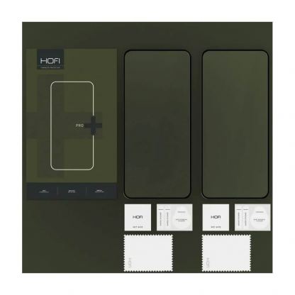 2 броя калени стъклени защитни покрития за дисплея на Xiaomi Redmi 14T / 14T Pro - Hofi Glass Pro Plus Tempered Glass 2.5D 2 Pack (черен-прозрачен) 4