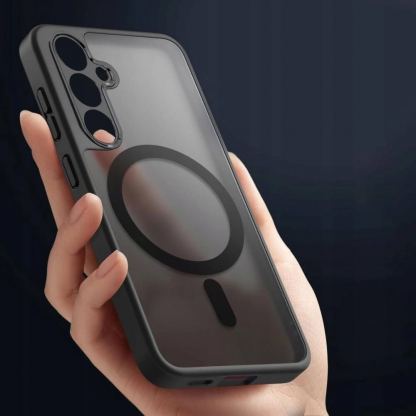 Хибриден удароустойчив кейс с MagSafe за Xiaomi 14T Pro - Tech-Protect MagMat MagSafe  Hybrid Case (черен-мат) 2