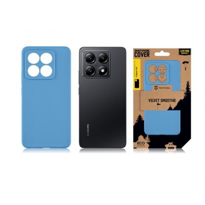 Силиконов калъф за Xiaomi 14T - Tactical Velvet Smoothie Cover (син) 4