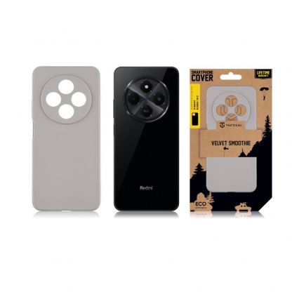 Силиконов калъф за Xiaomi Redmi 14C, Xiaomi Redmi A4 5G, Poco C75 - Tactical Velvet Smoothie Cover (сив) 4