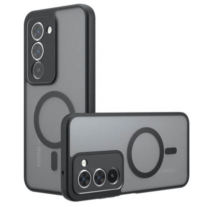 Хибриден удароустойчив кейс за Xiaomi Redmi 15 4G, Redmi 15 5G - Techsuit PureFrost MagSafe Hybrid Case (черен-мат) 2