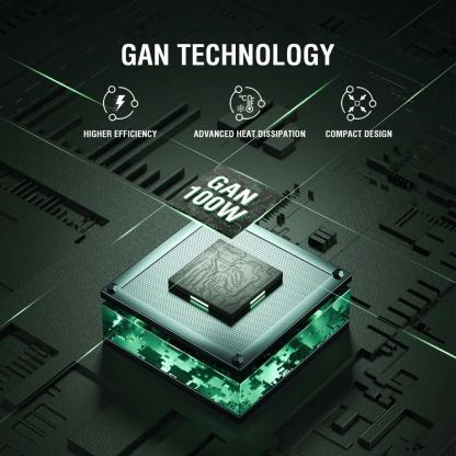 Захранване за ел. мрежа за лаптопи, смартфони и таблети с 2xUSB-A и 3xUSB-C изходи с технология за бързо зареждане - 4smarts Desk Charger GaN Screen 100W (бял) 6