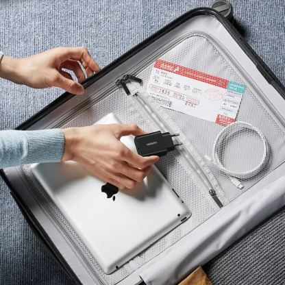 Захранване за ел. мрежа 20W с USB-C изход и технология за бързо зареждане - Ugreen Wall Charger USB-C 20W PD (черен) 7