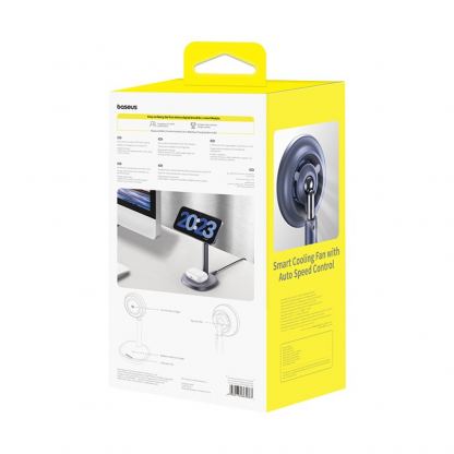 Двойна поставка (пад) за безжично зареждане за iPhone с Magsafe и AirPods - Baseus Orbit 2 Pro 2-in-1 Foldable Qi2 Magnetic Wireless Charging Stand 20W (P10273500813-00) (тъмносив) 12