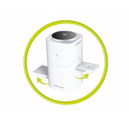 Преносима тройна поставка (пад) за безжично зареждане за iPhone с MagSafe, Apple Watch, AirPods и Qi съвместими мобилни устройства - Mobile Origin PW11 3-in-1 MagSafe Qi2 Charging Station (бял) 8