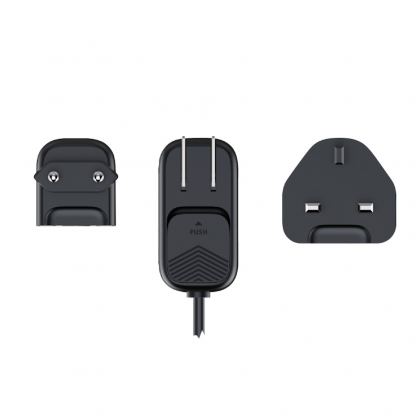 Захранване за ел. мрежа за лаптопи, смартфони и таблети с 3xUSB-A и 3xUSB-C изходи с технология за бързо зареждане и преходници за цял свят - Mobile Origin PW12 GaN Fast Wall Charger 140W (черен) 8