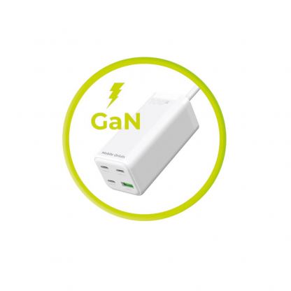 Захранване за ел. мрежа за лаптопи, смартфони и таблети с USB и 3xUSB-C изходи с технология за бързо зареждане - Mobile Origin PW18 GaN Compact MultiHub Wall Charger Wall 100W (бял) 15