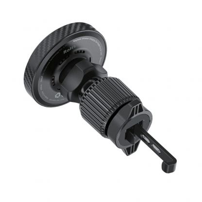 Магнитна поставка за радиатора на кола с безжично зареждане за iPhone с MagSafe - Acefast D33 Qi2 Magnetic Car Wireless Charger 15W (черен) 2