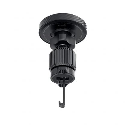 Магнитна поставка за радиатора на кола с безжично зареждане за iPhone с MagSafe - Acefast D33 Qi2 Magnetic Car Wireless Charger 15W (черен) 3