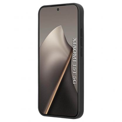 Хибриден удароустойчив кейс с пръстен против изпускане за Xiaomi 15T - Techsuit Glinth Hybrid Case (черен-прозрачен) 4