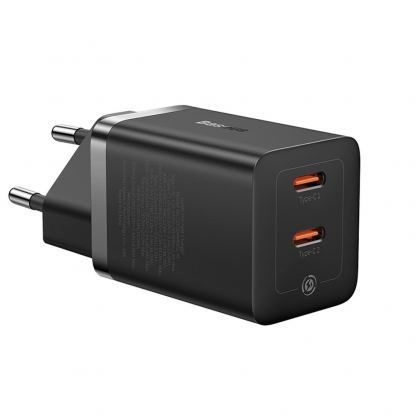  Захранване за ел. мрежа с 2xUSB-C изходи с технология за бързо зареждане - Baseus GaN5 Pro Fast Wall Charger Dual USB-C 40W (P10110804117-Z1 (черен) 4