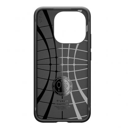 Тънък качествен силиконов (TPU) калъф за Xiaomi 15T - Spigen Rugged Armor Case (черен) 3
