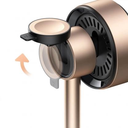 Тройна поставка (пад) за безжично зареждане за iPhone с Magsafe, Apple Watch, AirPods, Qi съвместими устройства - Mcdodo Black Swan 3-in-1 Magnetic Wireless Charging Station Qi2 22.5W (златист) 2