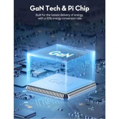 Захранване за ел. мрежа с USB-A и USB-C изходи и технология за бързо зареждане - RavPower RP-PC171 GaN Fast Wall Charger 45W (бял) 2