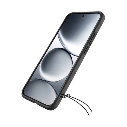 Тънък качествен силиконов (TPU) калъф за Xiaomi Redmi Note 15 Pro 5G - Spigen Rugged Armor Case (черен) 10