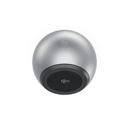 Безжичен спийкър с тройна поставка (пад) за безжично зареждане за iPhone с Magsafe и AirPods - 4smarts Qi2 ChargeBot Sound 3-in-1 Charging Station With Bluetooth Speaker (тъмносив) 5