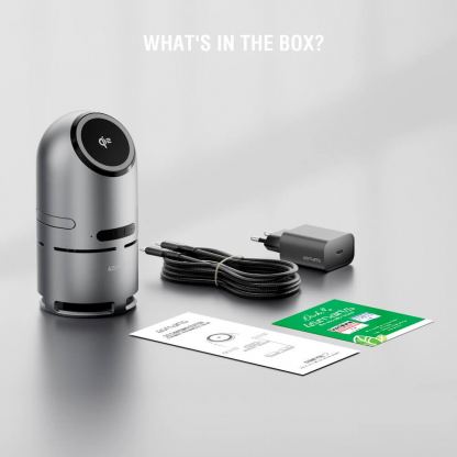 Безжичен спийкър с тройна поставка (пад) за безжично зареждане за iPhone с Magsafe и AirPods - 4smarts Qi2 ChargeBot Sound 3-in-1 Charging Station With Bluetooth Speaker (тъмносив) 13