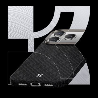 Кевларен кейс с MagSafe за Xiaomi 17 Pro Max - Benks ArmorGrid ArmorAir Magnetic Kevlar Metal Frame Case 600D (черен) 5