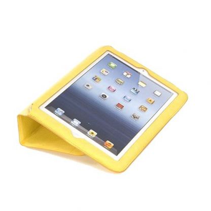 Tucano Ala Folio Case - кожен калъф и поставка за iPad mini (жълт) 2
