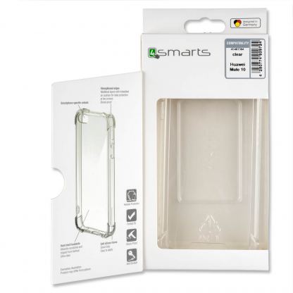 4smarts Hard Cover Ibiza - удароустойчив хибриден кейс за Huawei Mate 10 (прозрачен) 2