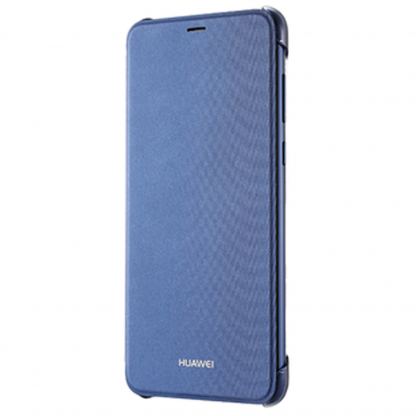 Huawei Flip Cover - оригинален кожен калъф за Huawei P Smart (син) 3