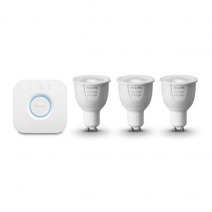 Philips Hue GU10 Starter Kit 3 x 6.5 W Bulbs, 1 x Switch, 1 x Bridge 2.0 - система за безжично управляемо осветление за iOS и Android устройства 2