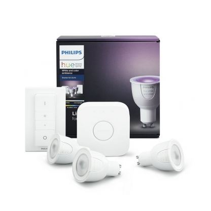 Philips Hue GU10 Starter Kit 3 x 6.5 W Bulbs, 1 x Switch, 1 x Bridge 2.0 - система за безжично управляемо осветление за iOS и Android устройства 7