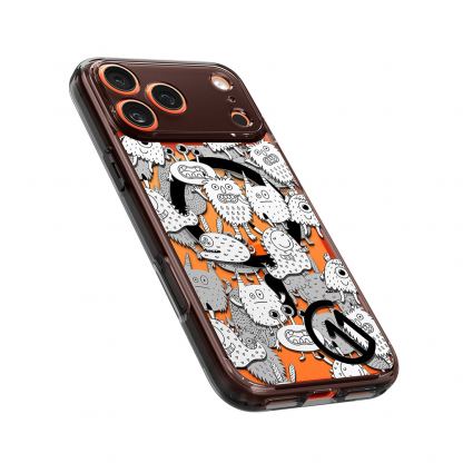 Хибриден кейс с висока степен на защита с MagSafe за iPhone 17 Pro - Spigen c11 Ultra Hybrid MagSafe Case (оранжев) 2