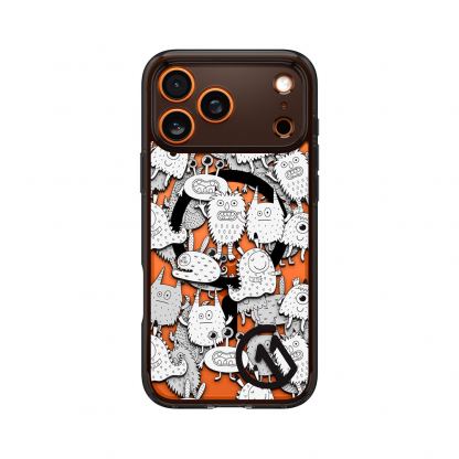 Хибриден кейс с висока степен на защита с MagSafe за iPhone 17 Pro - Spigen c11 Ultra Hybrid MagSafe Case (оранжев) 5