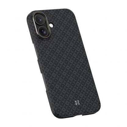 Кевларен кейс с MagSafe за iPhone 17 - Benks ArmorGrid ArmorAir Magnetic Kevlar Metal Frame Case 600D (черен) 3