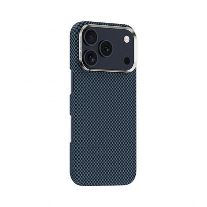 Кевларен кейс с MagSafe за iPhone 17 Pro - Benks Magnetic Armor Tint Kevlar Case 1000D (син) 2