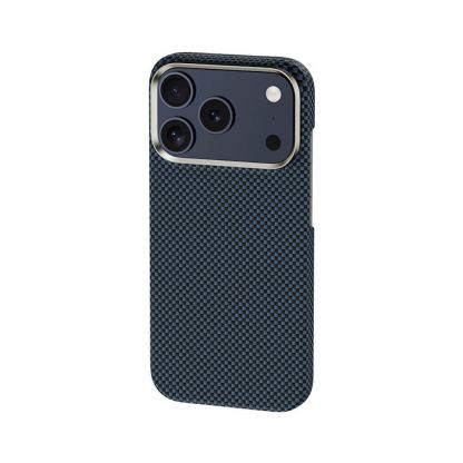 Кевларен кейс с MagSafe за iPhone 17 Pro - Benks Magnetic Armor Tint Kevlar Case 1000D (син) 4