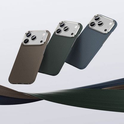 Кевларен кейс с MagSafe за iPhone 17 Pro Max - Benks Magnetic Armor Tint Kevlar Case 1000D (син) 5