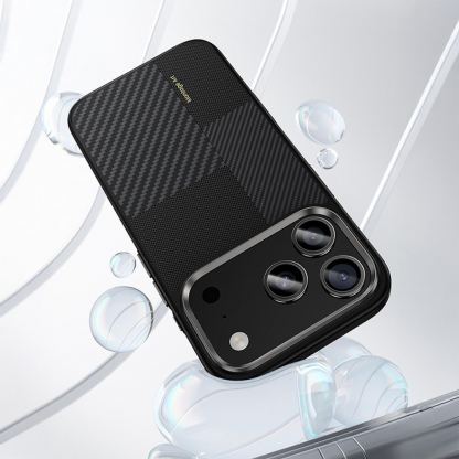 Удароустойчив кевларен кейс с MagSafe за iPhone 17 Pro -  Benks Magnetic Armor Pro Montage Kevlar Metal Frame Camera Control Case 600D and 1500D (черен) 6