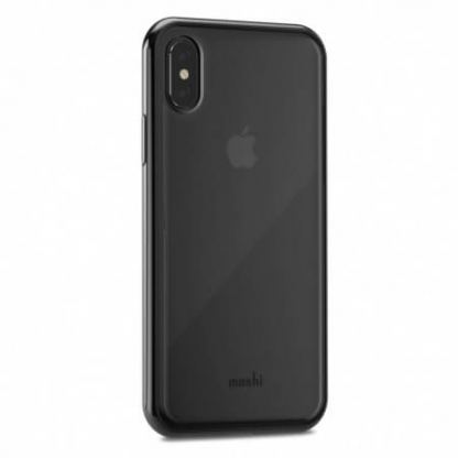 Moshi Vitros Case - силиконов (TPU) калъф за iPhone XS, iPhone X (черен-прозрачен) 2