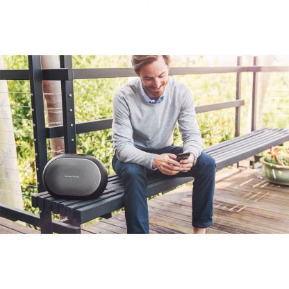 Harman Kardon Omni 50 Plus - безжичен аудио спийкър и външна батерия за мобилни устройства (черен) 5