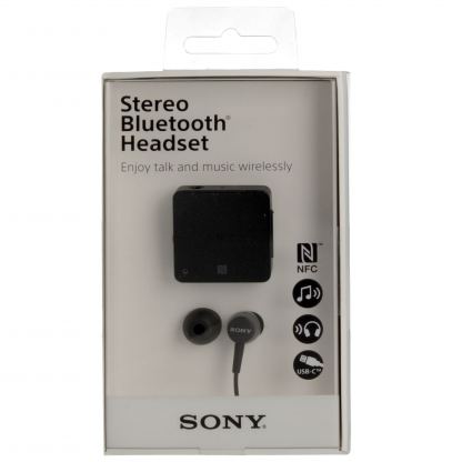 Sony Bluetooth In-Ear Headset Stereo SBH24 - качествени безжични слушалки с микрофон за мобилни устройства (черен) 2