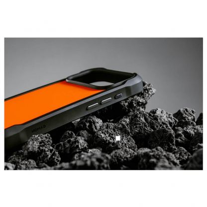 Хибриден удароустойчив кейс с MagSafe за iPhone 17 Pro - Nomad Rugged Case (оранжев) 7