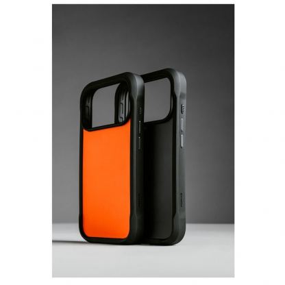 Хибриден удароустойчив кейс с MagSafe за iPhone 17 Pro - Nomad Rugged Case (оранжев) 9