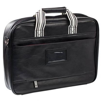 Krusell Vaxholm Laptop Bag - кожена чанта за преносими компютри до 15.6 инча (черен) 2