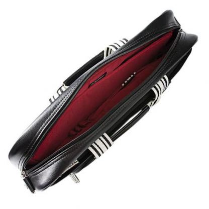 Krusell Vaxholm Laptop Bag - кожена чанта за преносими компютри до 15.6 инча (черен) 3