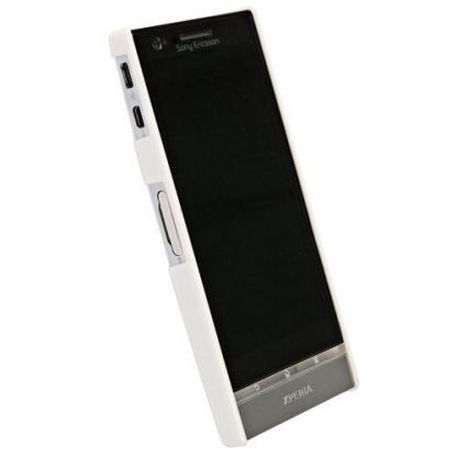 Krusell ColorCover - поликарбонатов кейс за Sony Xperia P (бял) 2
