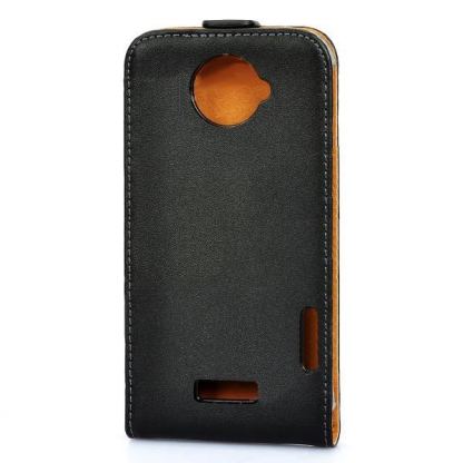 Кожен калъф Holsten за HTC One X (черен) 2