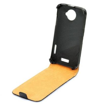 Кожен калъф Holsten за HTC One X (черен) 3