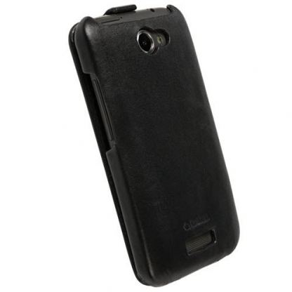 Krusell Donso SlimCover - елегантен кожен калъф за HTC One X 2