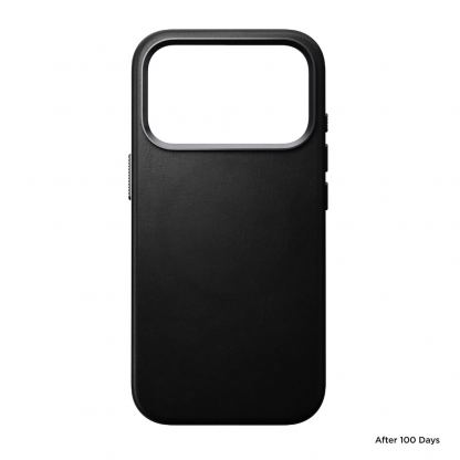 Кожен (естествена кожа) кейс с MagSafe за iPhone 17 Pro - Nomad Traditional Leather MagSafe Case (черен) 3